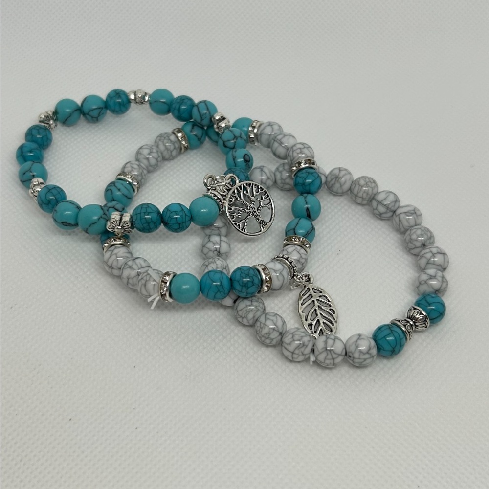 Stacking Handmade Beaded Bracelets - Picture 2 of 7